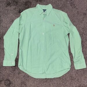 Polo by Ralph Lauren Men's Light Green Casual Shirt